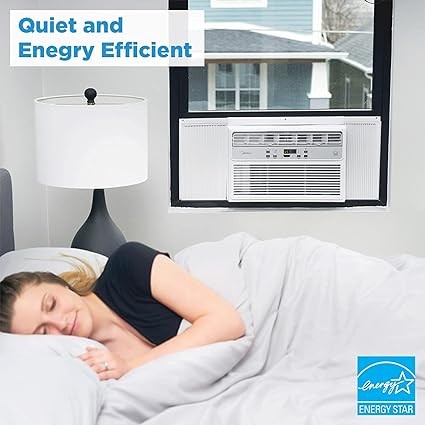 Midea 12,000 BTU EasyCool Window Air Conditioner, Dehumidifier and Fan - Cool, Circulate and Dehumidify up to 550 Sq. Ft, Reusable Filter, Remote Control, 12000 BTU