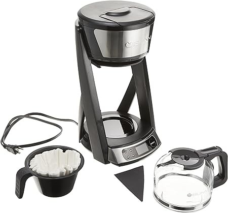 BUNN Heat N Brew Programmable Coffee Maker, 10 cup, Stainless Steel, HB