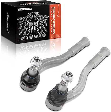 A-Premium 2 x Front Outer Tie Rod Ends Compatible with Audi Q7 2017-2023, A8 Quattro 2019-2023, Q8 2019-2023, RS Q8 2020-2023, S6 2020-2022, S8 2020-2023, SQ7, SQ8, E-Tron Quattro, E-Tron Sportback