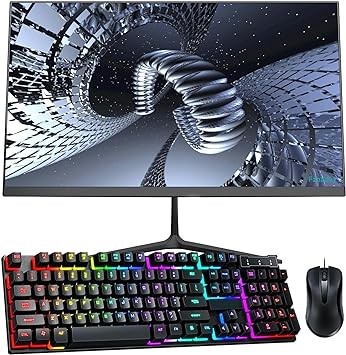 XPS 24 FHD All-in-one PC Desktop Computer, Intel Qaud Core i7-11850H up to 4.8GHz, 32GB DDR4 RAM, 512GB SSD, HDMI, VGA, Mouse&Keyboard, Black, Windows 11 Pro