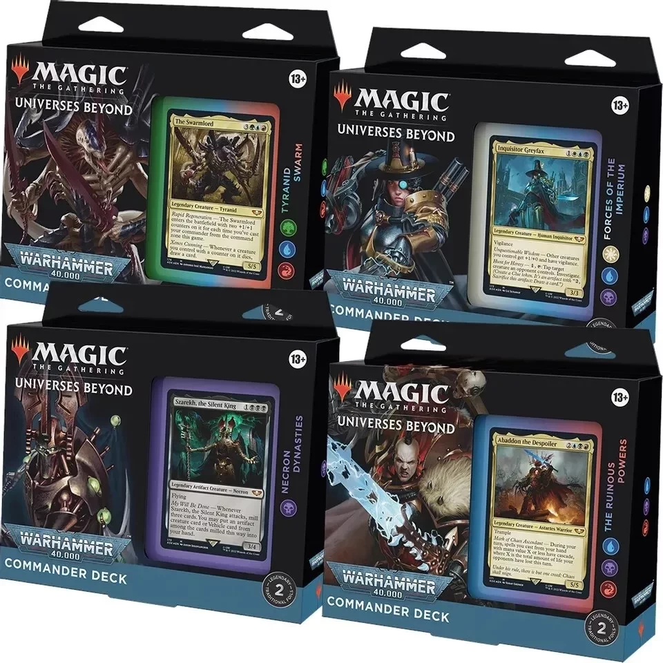 Magic The Gathering Warhammer 40,000 40K Commander Deck Set Sealed Case